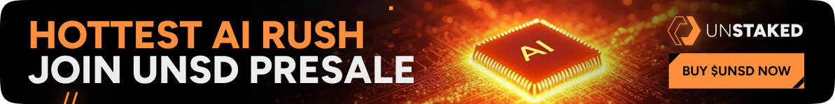 Unstaked’s M Giveaway & 27x Growth Stun Markets As ETH Targets K & UNI Surges 7% Unstaked’s M Giveaway & 27x Growth Stun Markets As ETH Targets K & UNI Surges 7%