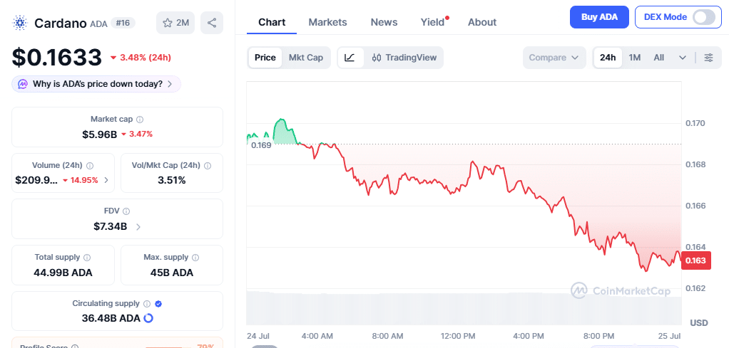 Ark Invest Takes Aim At Cardano Founder After His BTC Comment Ark Invest Takes Aim At Cardano Founder After His BTC Comment