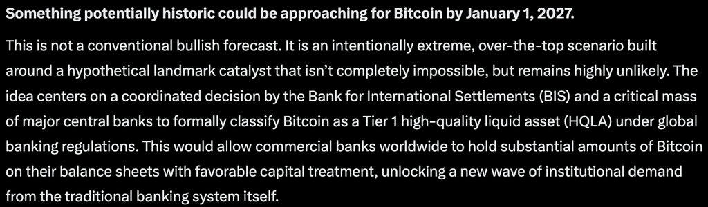 Elon Musk’s Grok AI Predicts When Bitcoin Will Finally Hit its Ultimate Price Target 1 Elon Musk's AI bot, Grok AI, predicts that by January 1, 2027, Bitcoin may have hit a price target that even the BTC bulls wouldn't believe