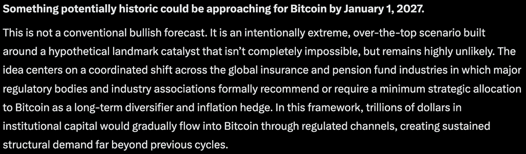 Elon Musk’s Grok AI Predicts an Insane Bitcoin Price for 2027 1 Grok AI predicts that Bitcoin could blow even the most bullish BTC maxi's expectations out of the water, and all by January 1, 2027.