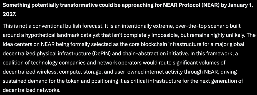 Mark Zuckerberg’s Meta AI Predicts a Near Protocol Explosion 1 Meta AI predicts that a monumental move could be on the cards for NEAR Protocol, but only if a specific catalyst lands